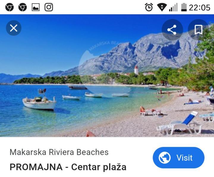 Top Studio 9 Makarska Rivijera Проманья Экстерьер фото